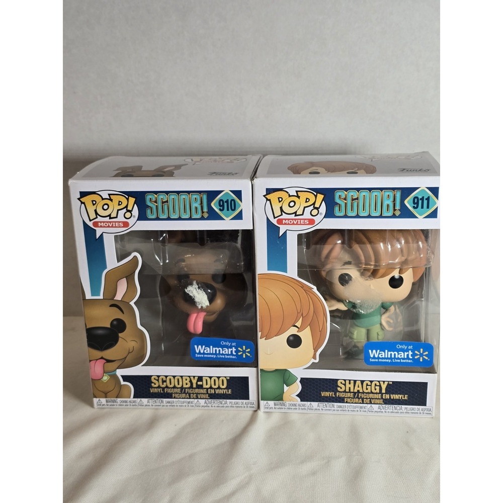 SCOOB! Scooby Doo &‎ Shaggy - Walmart (Exclusive) Funko Pop! w/ Protector